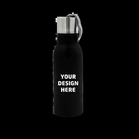 Black Plastic Bottle - Sleek, Durable, and Perfect for On-the-Go Hydration