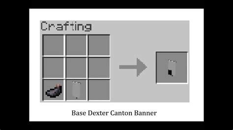 Minecraft - Crafting Recipes - Banners - YouTube