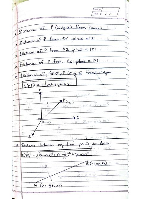 Solution Vector Formula Sheet Class 12th Studypool