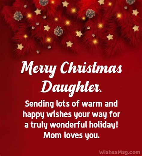 70 Merry Christmas Wishes For Your Daughter Wishesmsg