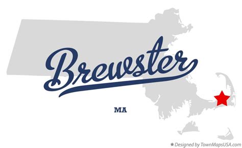 Map Of Brewster Ma Massachusetts