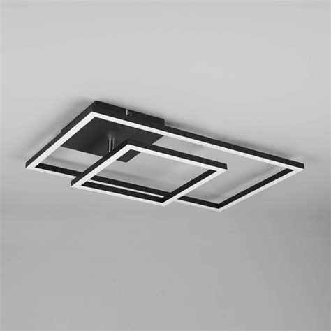 Plafoniera Led Padella Orientabile 4000k Nero Lampadeit