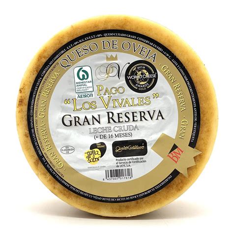 Queso Oveja Gran Reserva Pago Los Vivales 3 Kg PAGO LOS VIVALES