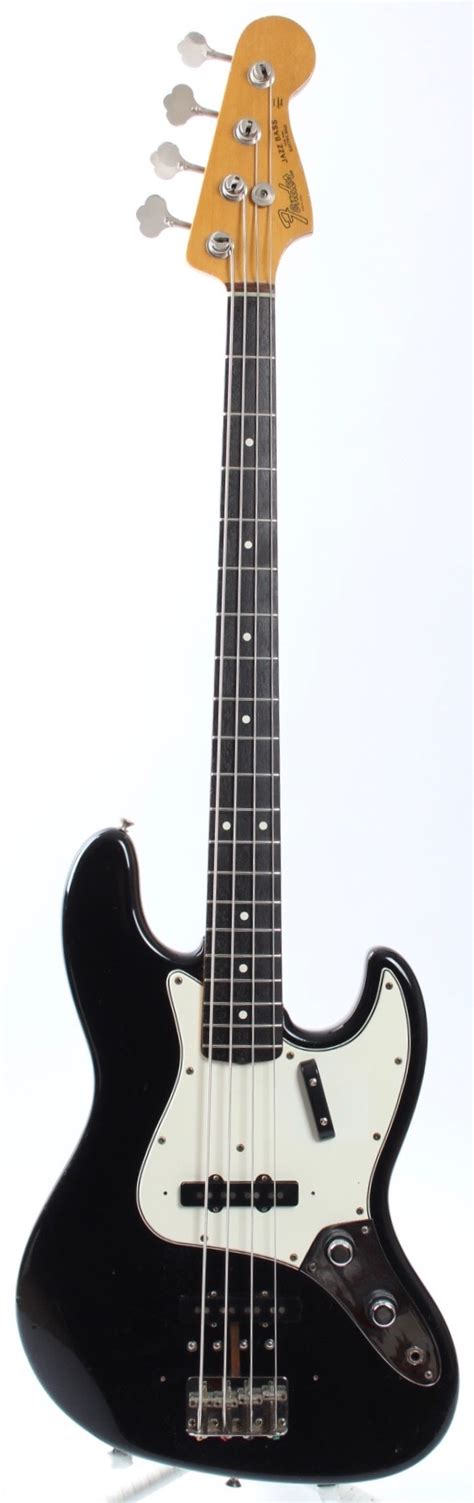 Fender Jazz Bass 62 Reissue Jv Series Jb62 115 1983 Black Bass For