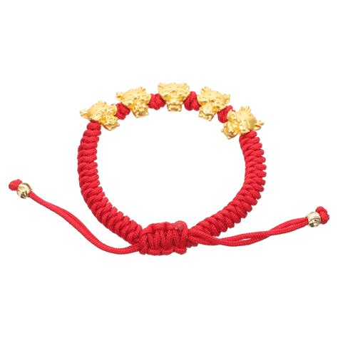 Pulsera De Cuerda Roja Trenzada De Drag N Para Los Doce Signos Del