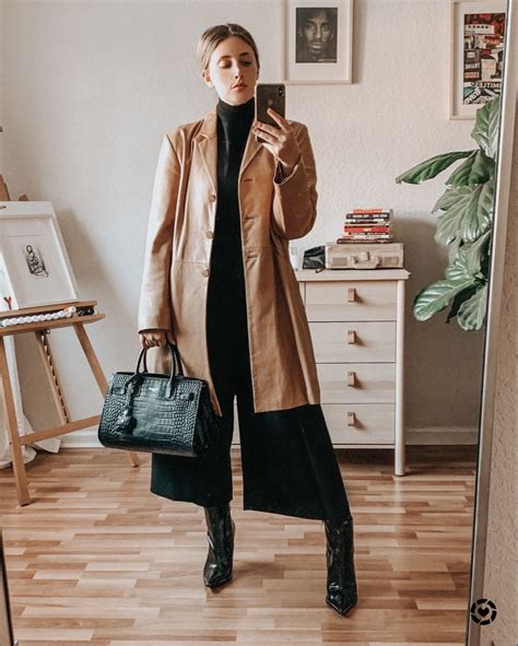 Black And Tan Outfit Chic And Neutral Style