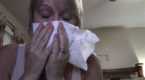 Milf Blows Her Snotty Nose ThisVid