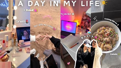 Day In My Life🌦️💗 يوم معي🌸grwm💄to Do List📒haul🛍️cooking👩🏻‍🍳out👯‍♀️