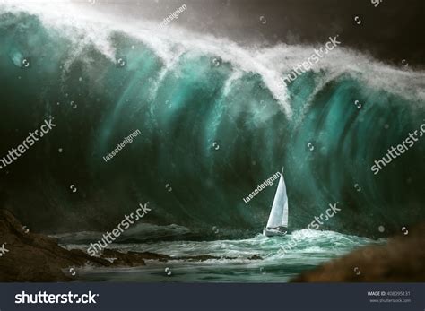 2,803 Giant storm waves Images, Stock Photos & Vectors | Shutterstock