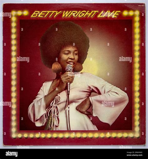 Lp Cover Of The Betty Wright Live Album Which Was Released In