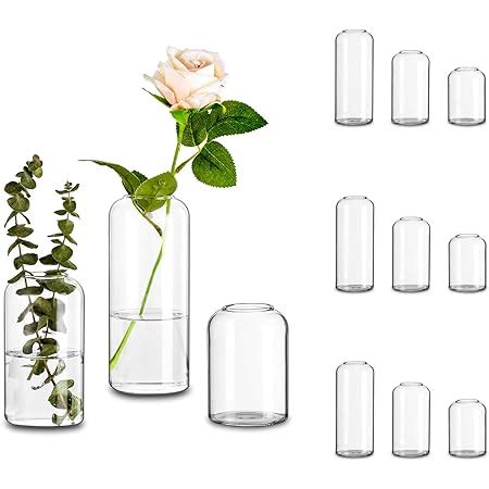 Amazon Glass Bud Vases For Flowers Hewory Blown Modern Small