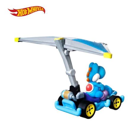Promo Hot Wheels Mario Kart Light Blue Yoshi Mainan Trek Mobil Balap Diskon Di Seller