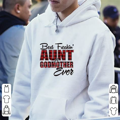 Cute Best Freakin Aunt And Godmother Ever Shirt Hoodie Sweater