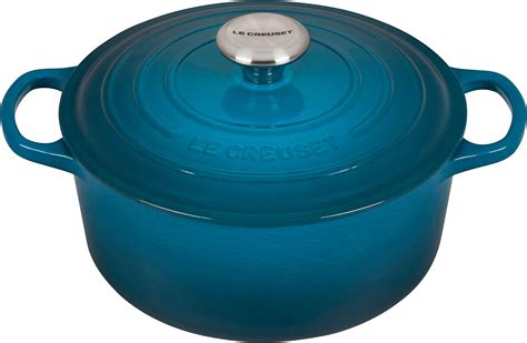 Le Creuset Signature Gusseisen Bräter mit Deckel Ø 28 cm Rund Für