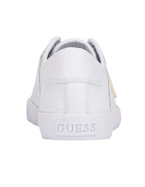 Venta Tenis Guess Blanco Con Logotipo En Stock