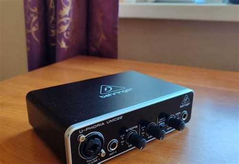 Внешняя звуковая карта behringer umc22 Москва | Товары для хобби ...