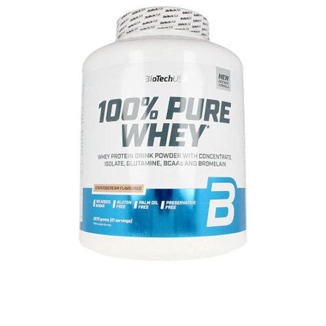Купить Протеин BioTech 100% Pure Whey 2270 g (Cookies-cream), цена 2762 ...
