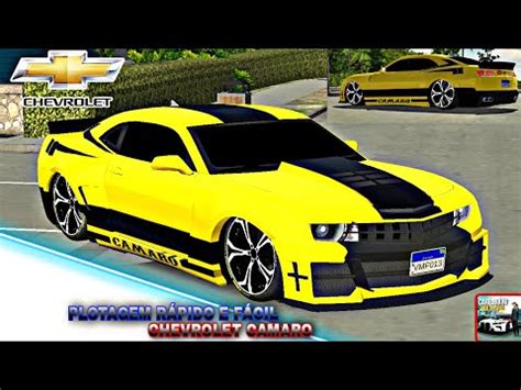 Plotagem R Pido E F Cil Para Chevrolet Camaro Car Parking Multiplayer