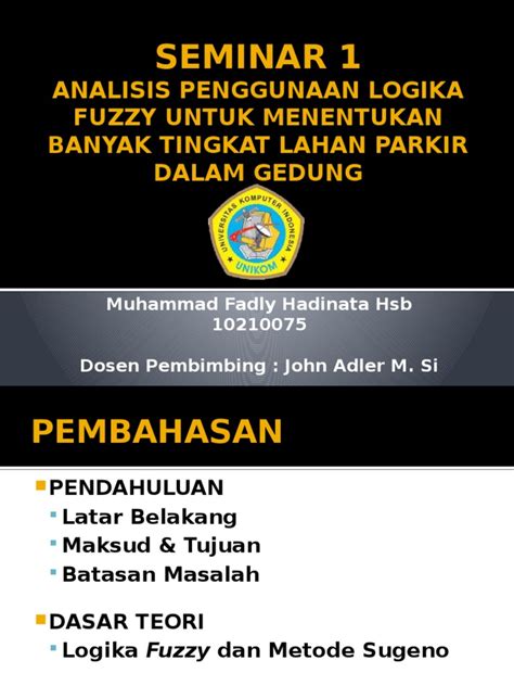 PDF Analisis Penggunaan Logika Fuzzy Untuk Menentukan Banyak Tingkat