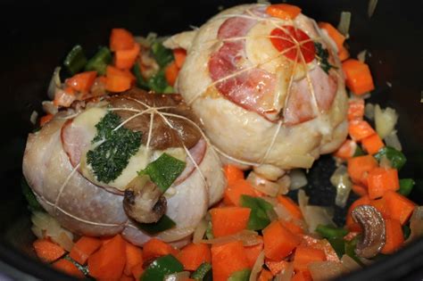 paupiette de poulet et son riz et légumes au cookeo chatcuisine