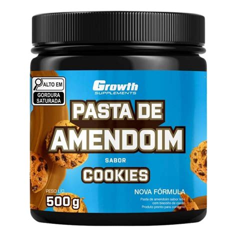 Pasta De Amendoin Growth - Pasta De Amendoim 500g Diversos Sabores - Growth Supplements | Shopee ...