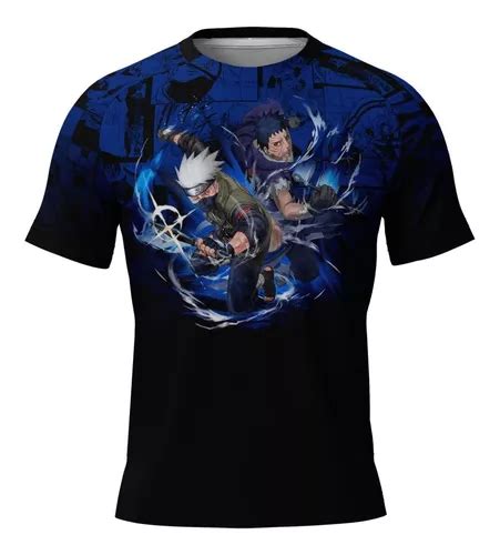 Camiseta Camisa Uchiha Obito Hatake Kakashi Anime Ref