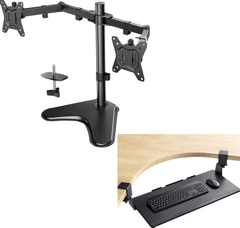 Amazon Huanuo Dual Monitor Stands For Monitors Desk Mount