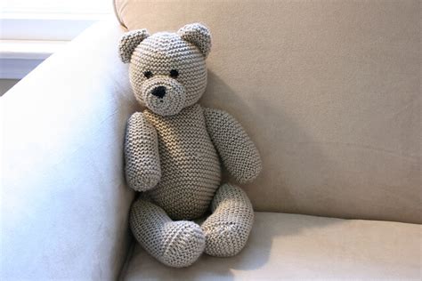 Knitted Teddy Bear [free Knitting Pattern]