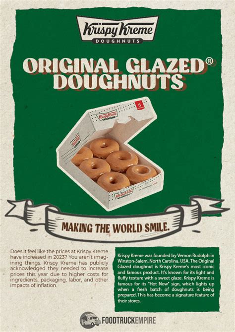 Krispy Kreme Donuts Menu