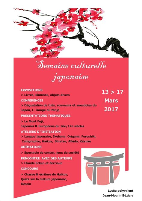 Une semaine de découverte de la culture japonaise au lycée Journal