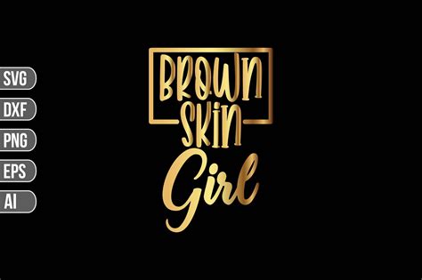 Brown Skin Girl Svg Graphic By Craft Store · Creative Fabrica