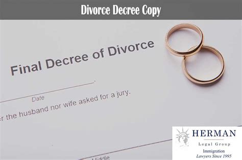 Divorce Decree Copy | Herman Legal Group