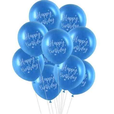 Luftballon Set 20 Tlg Happy Birthday Latex Party Ballons Fiesta