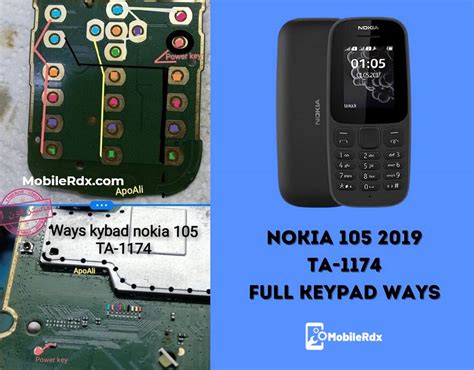 Nokia 105 Ta 1174 Full Keypad Ways Keypad Problem Repair Solution