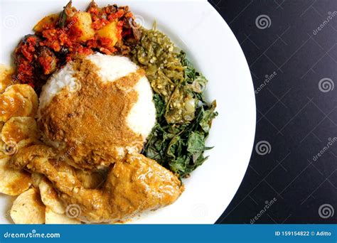 Nasi Padang With Rendang Royalty-Free Stock Photography | CartoonDealer ...