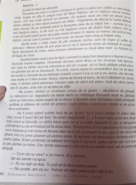 Asociază fragmentul din Războiul care mi a salvat viața de Kimberly