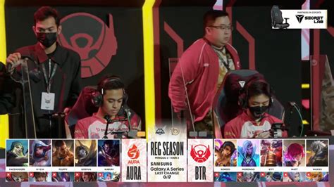 AURA Berhasil Menang Dari BTR MPL Mobile Legends ML Esportsku