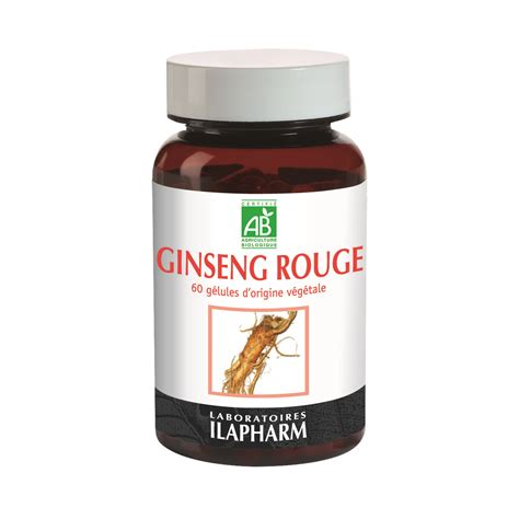 Ginseng Rouge Bio Tonus Vitalité 60 Gélules à Prix Carrefour