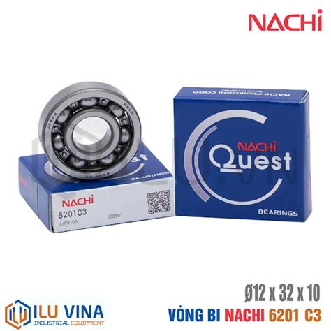 6201-CM - Vòng bi, Bạc đạn, Bearing Nachi 6201-CM