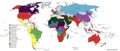 Fixed my previous language map. : Maps