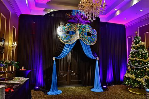 Blue Masquerade Ball Decorations