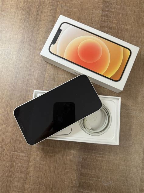 IPhone 12 White 128GB + USB C to Lighting Cable оригинальный провод: 12 ...