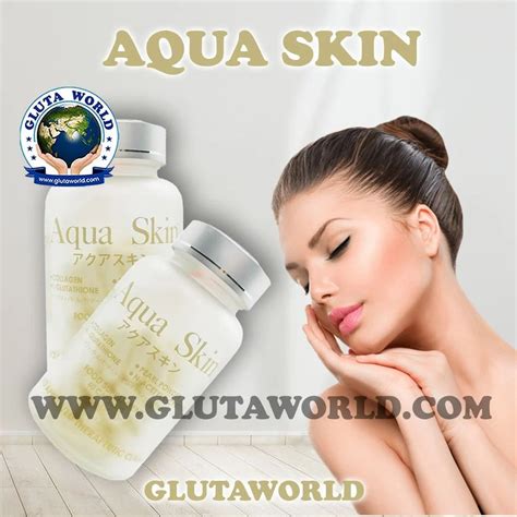 Aqua Skin Glutathione With Collagen Japan Formula Whitening Capsule