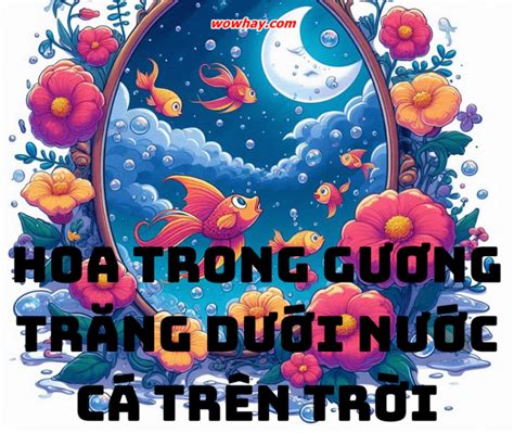 Hoa Trong Gương Trăng Dưới Nước Cá Trên Trời Là Gì Đúng Nhất Wowhay