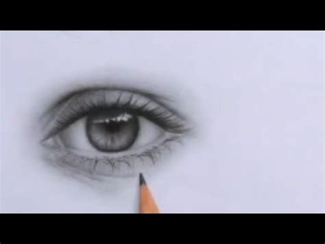 How To Draw A Eye With Artline And Charcoal Pencils YouTube