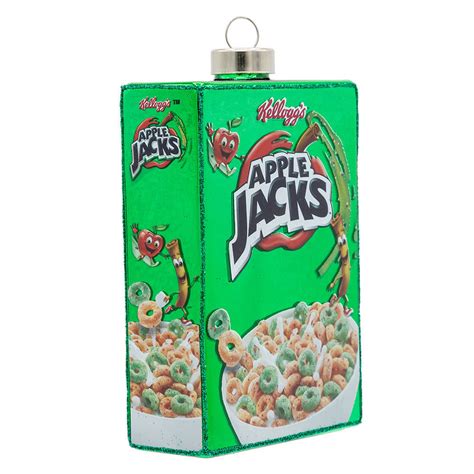 Kelloggs® Apple Jacks™ Cereal Box Ornament By Kat Annie