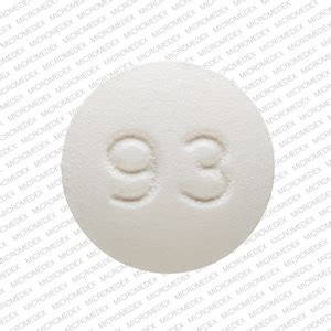 Pill Finder: 93 314 White Round - Medicine.com