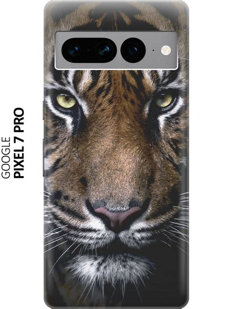 Силиконовый чехол Тигр на Google Pixel 7 Pro / Гугл Пиксель 7 Про ...