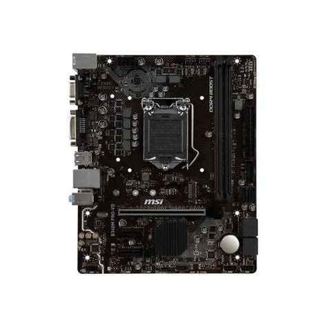 MSI B360M PRO VD Carte mère micro ATX Socket LGA1151 B360 USB 3 1 Gen 1