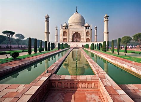 Premium AI Image | Taj mahal at agra